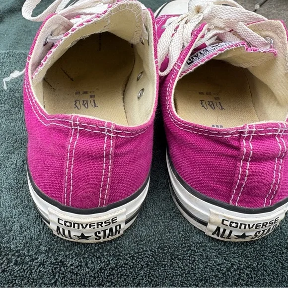 Converse Fuchsia Canvas Sneakers - Picture 4 of 5